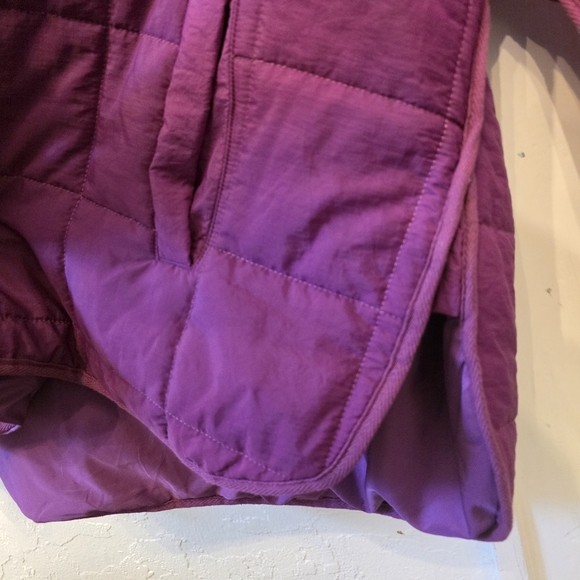 Purple Quilted Pullover Jacket - Picture 7 of 9
